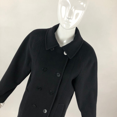 Loro Piana Women's Peacoat Lambs Wool