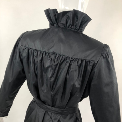 80's Neiman Marcus Windbreaker Black Coat