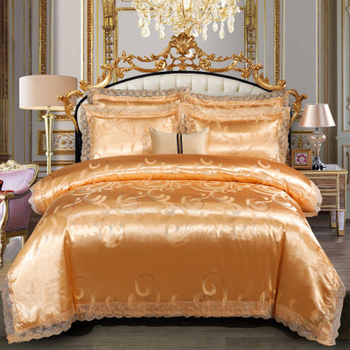 Luxury Bedding Jacquard Cotton Duvet Cover Set
