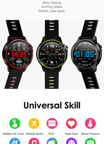 Waterproof SmartWatch With Heart Rate & Fitness Monitor