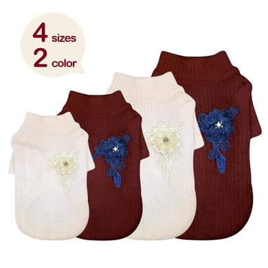 Dog Sweater Soft Cat Kitten Puppy Sweater