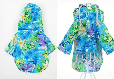 Dog Clothes Hawaiian Style Flower Shirt