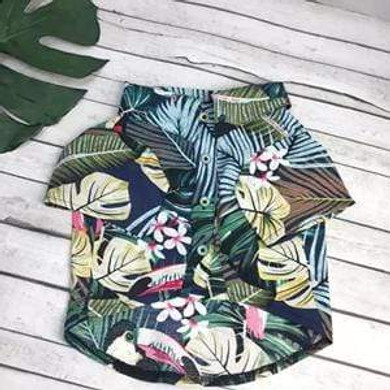 Hawaiian Flower Tropical Shirt For Dogs