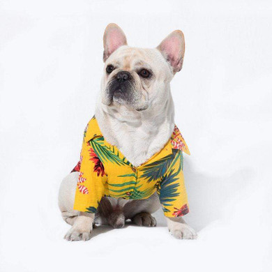 Cotton Dog Grid Costumes Summer Clothes