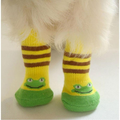 The New Cotton Knitting Wool Dog Socks