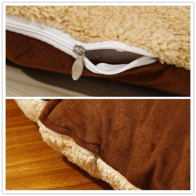 Removable Winter Warm Lounger Luxury Dog Bed
