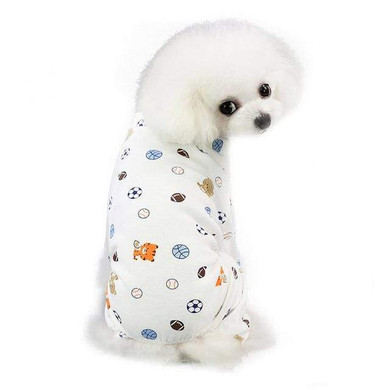 Cute Print Small Dog Jumpsuits
