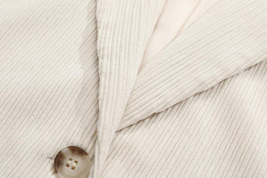 Classy Corduroy Blazer in ivory