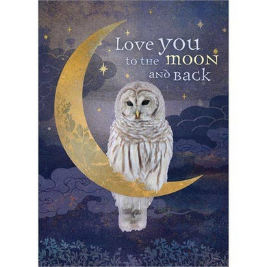 Love You to the Moon Greeting Card