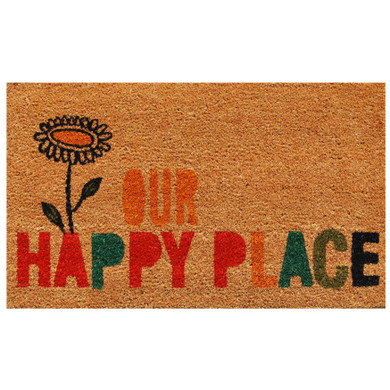 17" x 29" Our Happy Place Doormat