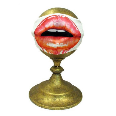 Mask - Lip Print Pattern