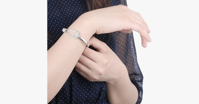 Crystal Rose Bangle