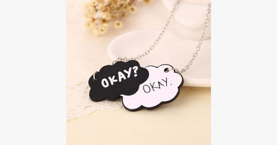 Okay Okay Tag Necklace
