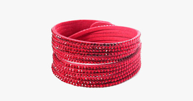 Red Beads Wrap Bracelet