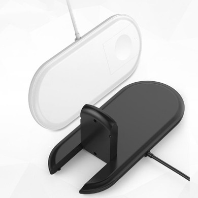 Charge Your Smartphone & Apple Watch in Style with 2-in-1 Wireless Charging Pad