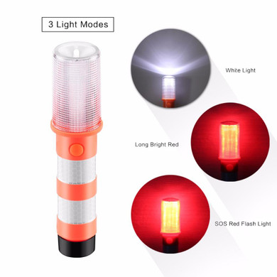 Magnetic Base Emergency LED flares