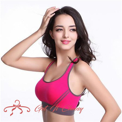 Sexy women fitness bra padded compression sport bra top Sportswear Quick dry elastic crop top sexy running top