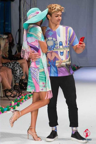 Silk Scarf Palm Beach Purple Printed Silk Chiffon Silk Scarf Palm Beach Purple Printed Silk Chiffon