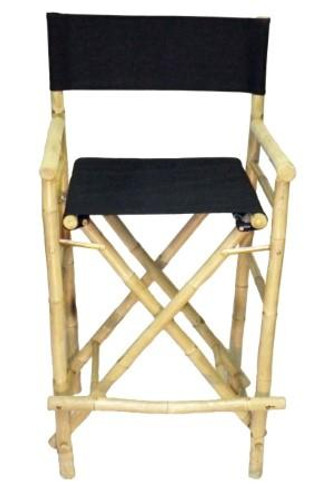 Chair Bamboo Director High 45"Hx23"Wx19"D