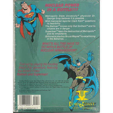 1990 Mayfair DC Heroes Deadly Fusion RPG