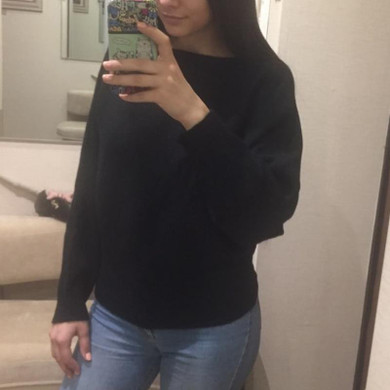 Slash Neck Knitted Sweaters Batwing Casual Pullovers Jumper
