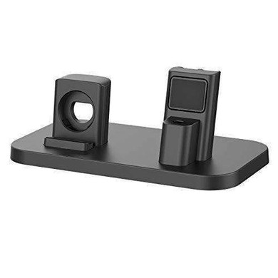 Apple Watch Stand, Beacoo Charging Stand Dock Station -- Support Apple Watch Nightstand Mode And Iphone 7/7 Plus/Se/5S/6S/Plus With Various Case (Black)