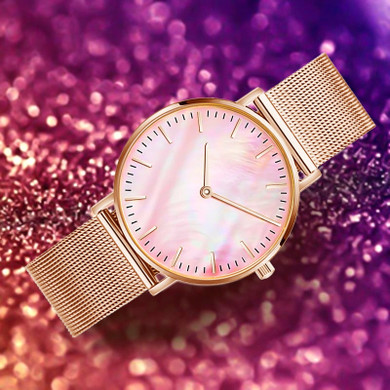 Minimalist Watches  Fashion Luxury Brand Quartz Watch Gold Stainless Steel