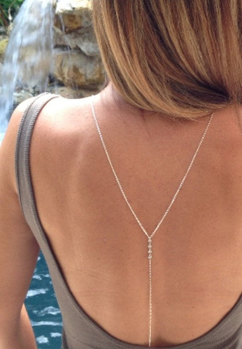 Simple imitation necklace back chain