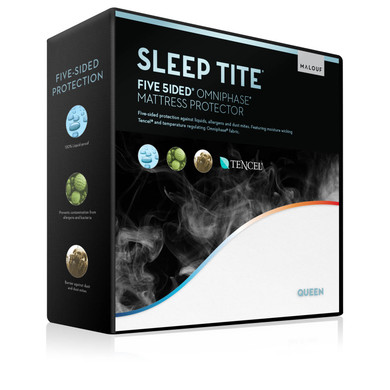 Five 5ided Mattress Protector with Tencel + Omniphase - Queen Pillow Protector