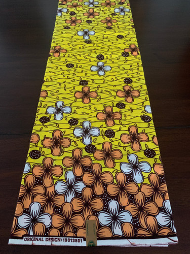 Orange and yellow fabric