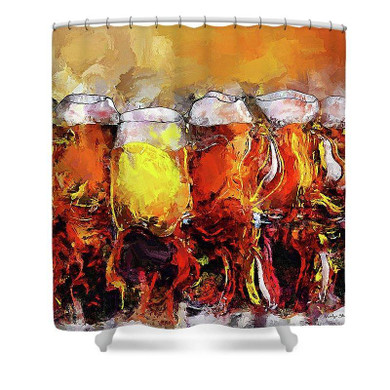 Craft Beer - Shower Curtain