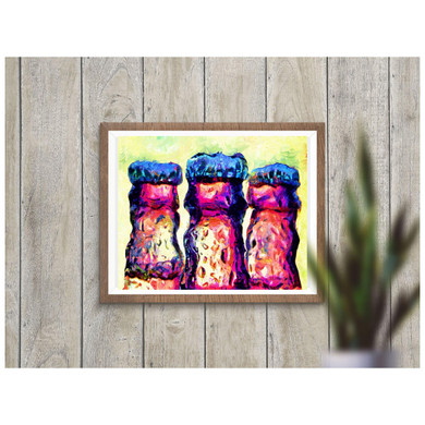 Bottle Caps Beer Painting for Craft Beer Collectors