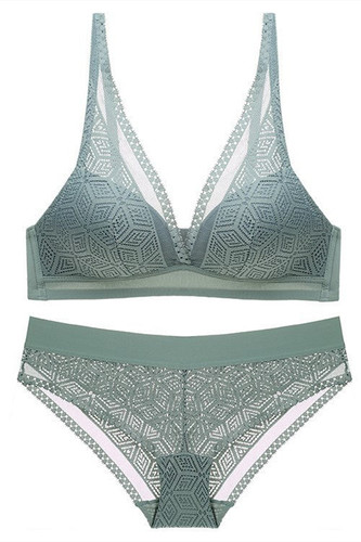 Elegant Caramel Lace Lingerie Set