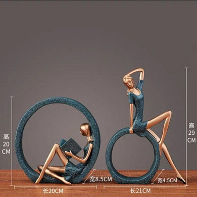 Lovely Dancer Ornament Home Decoration Creative Animal Crafts Home