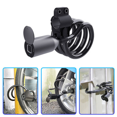 Motorcycle Lock Keyless Fingerprint Bicycle Lock With USB Charge 39.4 inch Motorcycle Lock Keyless Fingerprint Bicycle Lock With USB Charge 39.4 inch