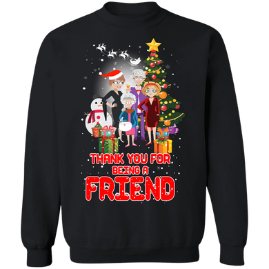 Golden Girl Thank You For Being A Frind Christmas Tshirt
