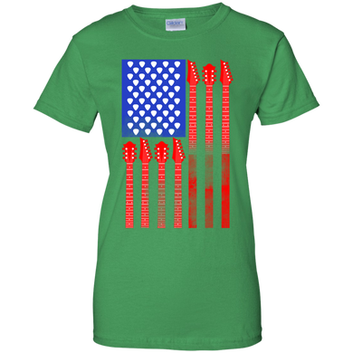 Guitar Flag USA Tshirt