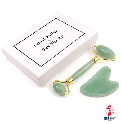 Face Lift Massager Crystal Roller Facial Massage Relaxation Jade Roller Stone Natural Rose Quartz Beauty Skin Tool Girl Gift