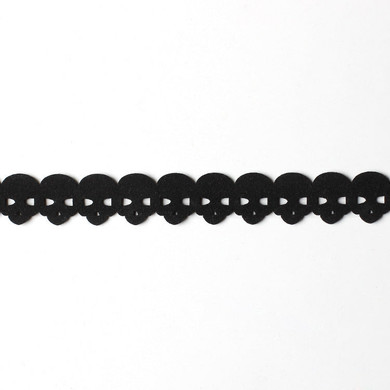 Velvet Skeleton Choker