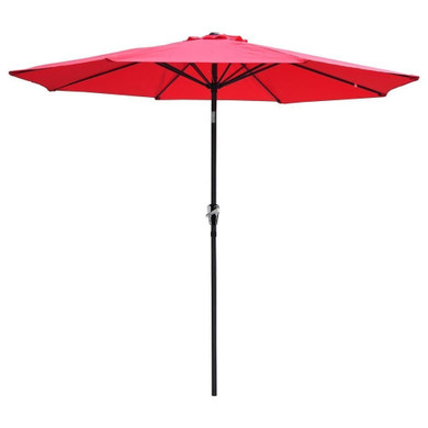 9' FT Patio Aluminum Umbrella w/ Crank Shade