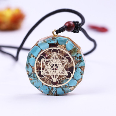 Orgonite & Metatron's Cube Energy Pendant