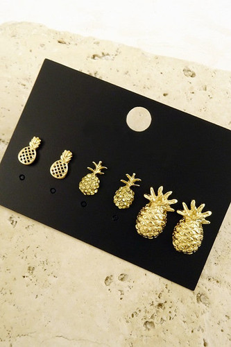 PINEAPPLE EARRINGS PINEAPPLE EARRINGS