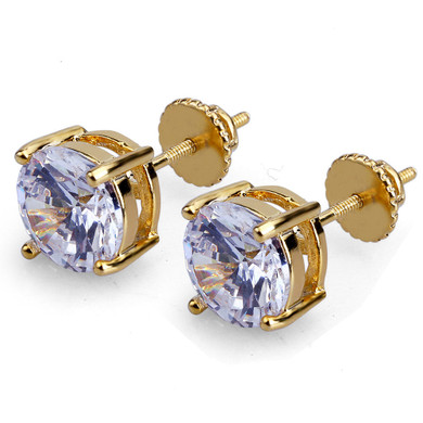 Hip Hop Screwback Stud Earrings