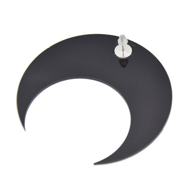 Stud Moon Earrings