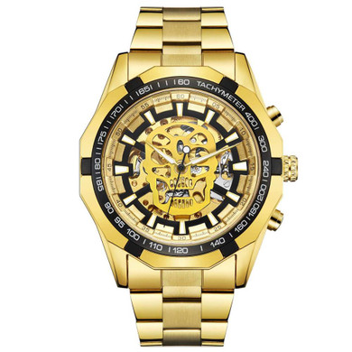 Men's Skeleton Mechanical Watch
