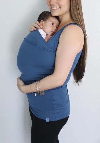 Blue Kangaroo Pockets Multi-Functional For Baby Band Casual Vest
