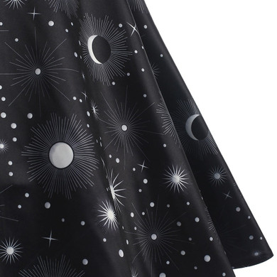 Moon and Star Sleeveless Dress