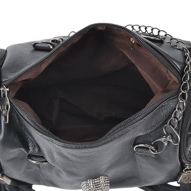 Skull Rivet Envelope Bag