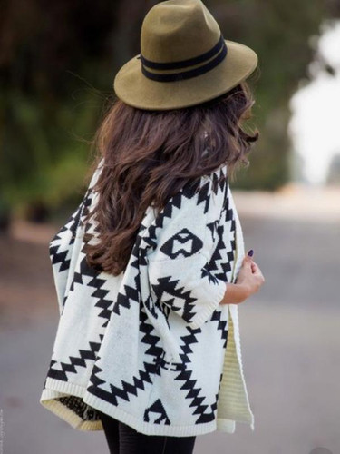 Fashion Solid Color Knit Sweater Cardigans Tops