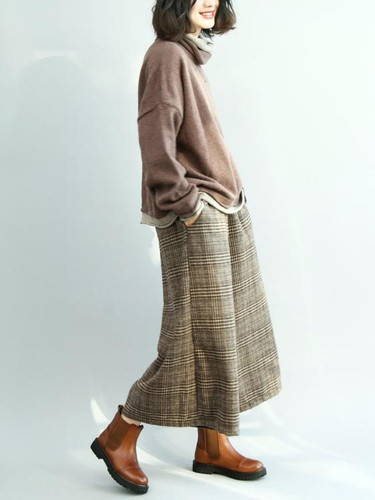 Loose Batwing Sleeves Knitting Sweater